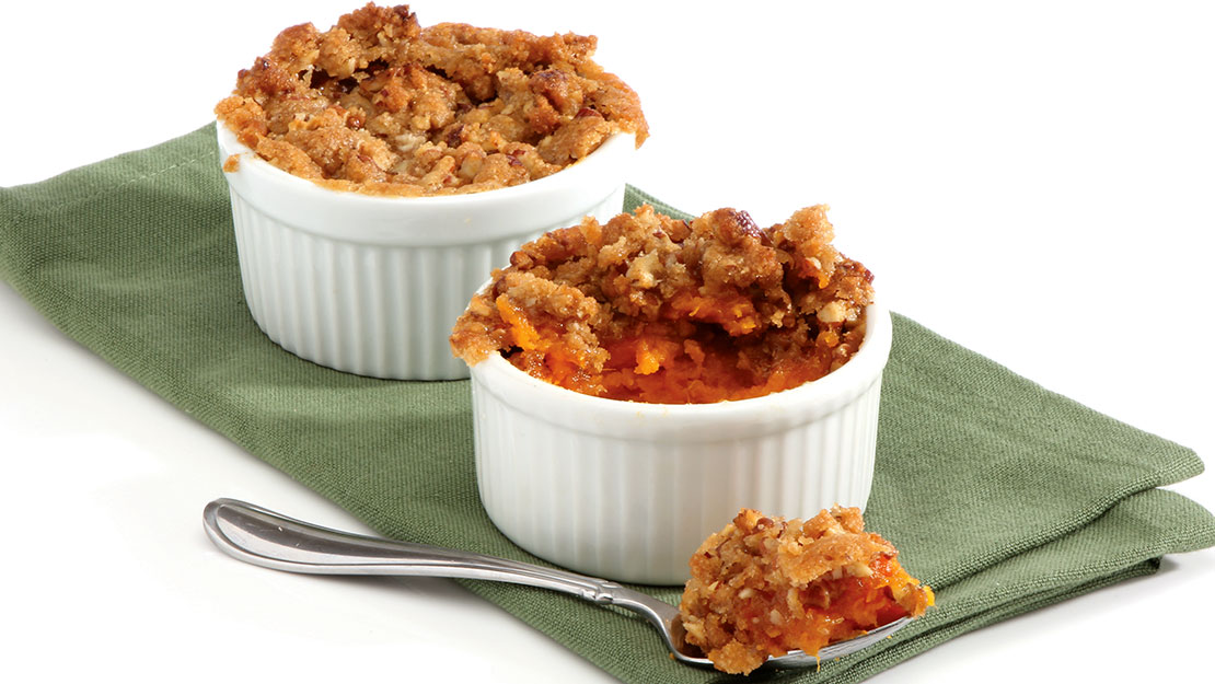 Brown Sugar & Pecan Crusted Sweet Potato Casserole