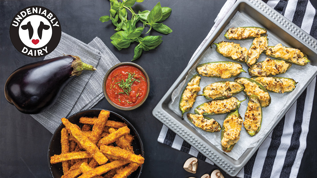 Cheesy Mushroom Jalapeño Poppers