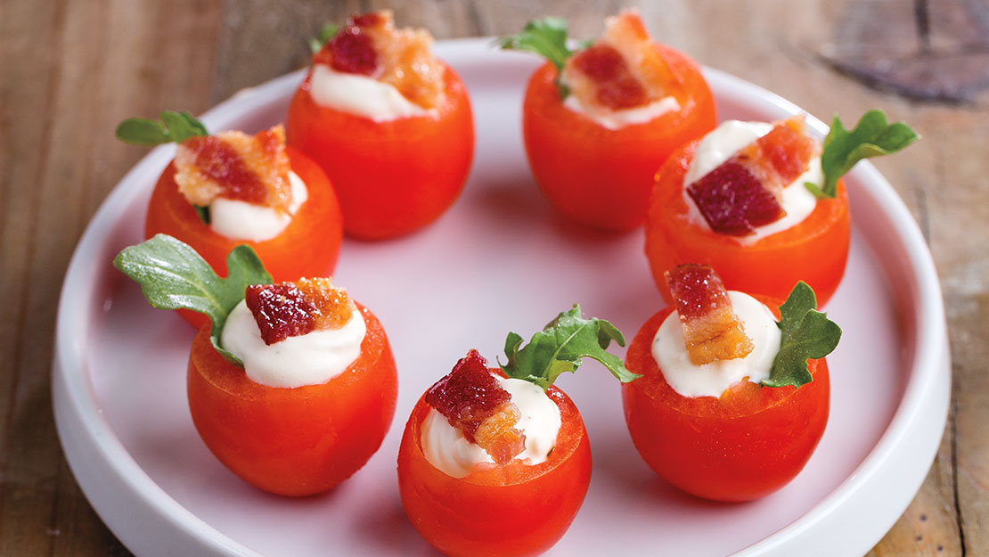 Mini BLT Tomato Cups