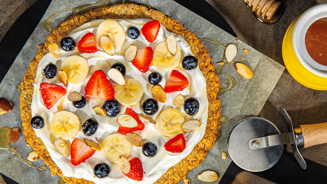 Oatmeal Breakfast Pizza