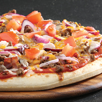 Bacon Cheeseburger Pizza