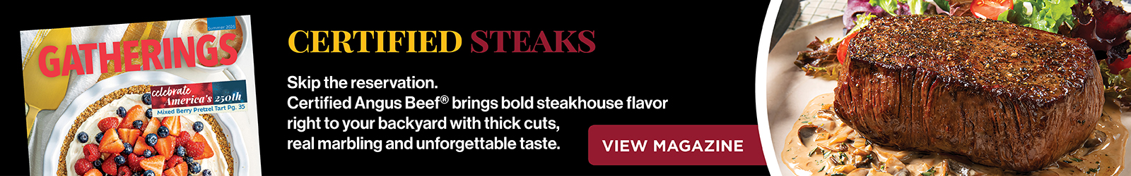 Summer Gatherings Certified Steaks