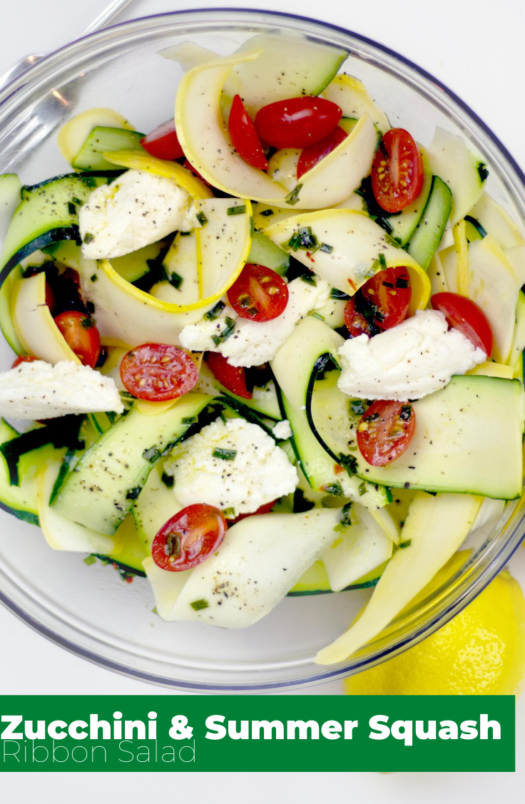 Zucchini & Summer Squash Ribbon Salad