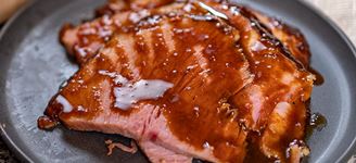 Citrus-Molasses Glazed Ham